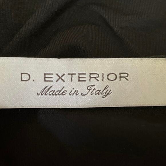 D. Exterior Women's Black Cream Floral Mesh V Neck Sleeveless Tank Top Size S - Picture 4 of 4